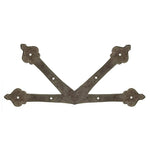 French Country Revival Iron "K" Plate - Old West Iron