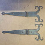 In Stock - Heritage Iron Functioning Hinge Strap 14" Overall - Old West Iron