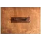 Hammered Copper Double Robe Hook Rack- Oil Rubbed Bronze Finish - Old West Iron