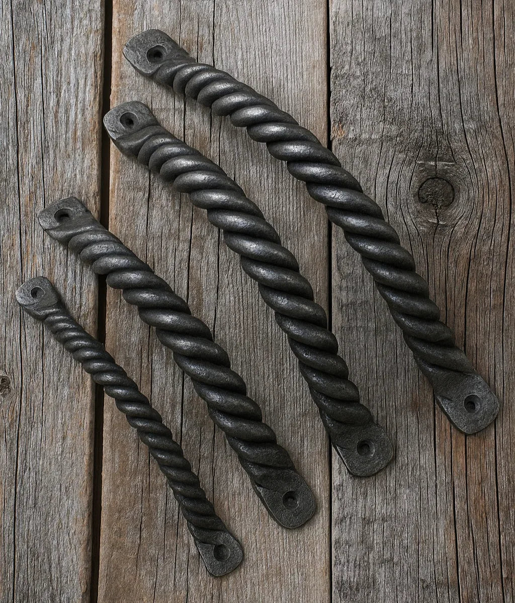 Greek Ionic Cabinet Handle - Old West Iron