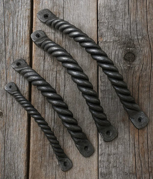 Greek Ionic Cabinet Handle - Old West Iron