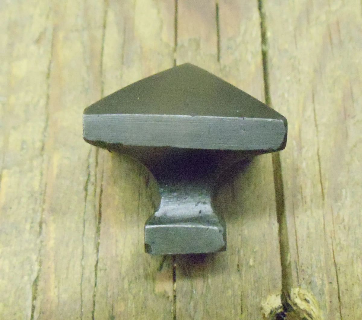 Square Pyramid Hammered Cabinet Knob - Old West Iron