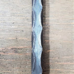 Hammered Square Iron Handrail Pickets - Old West Iron