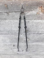 Hand-Forged Fireplace Tongs 23 1/2" - Old West Iron