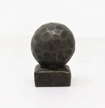 Rustic Hammered Ball Cabinet Knob - Old West Iron