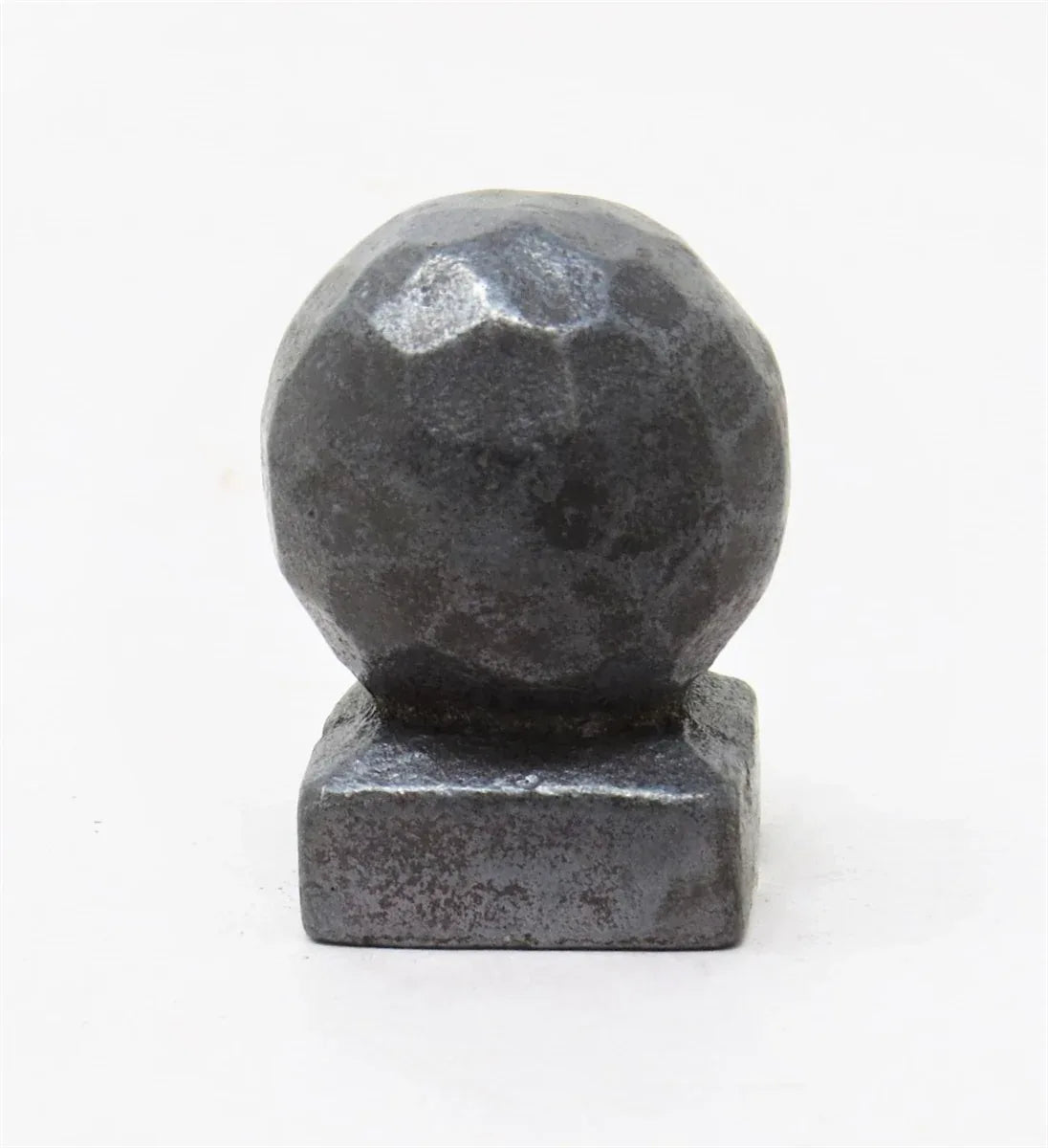 Rustic Hammered Ball Cabinet Knob - Old West Iron