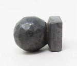 Rustic Hammered Ball Cabinet Knob - Old West Iron