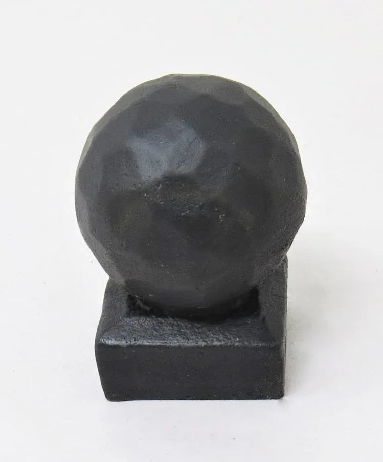 Rustic Hammered Ball Cabinet Knob - Old West Iron