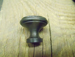 Round Hammered Cabinet Knob - Old West Iron