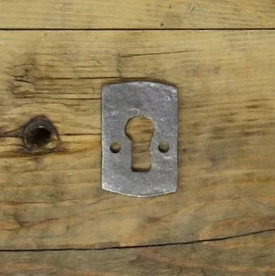Simple Iron Key Hole Plate - Old West Iron