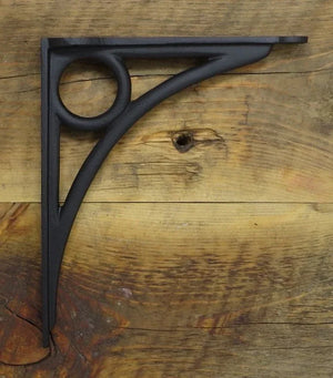 Cast Iron Corbel w/Circle / Metal Shelf Bracket - Old West Iron