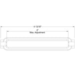 1/4" dia. Turnbuckles - Old West Iron