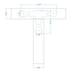 Revolutionary Iron T Face Plate - Old West Iron