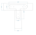 Classic Iron T Face Plate - Old West Iron