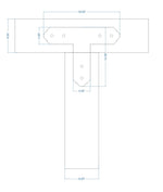 Classic Iron T Face Plate - Old West Iron