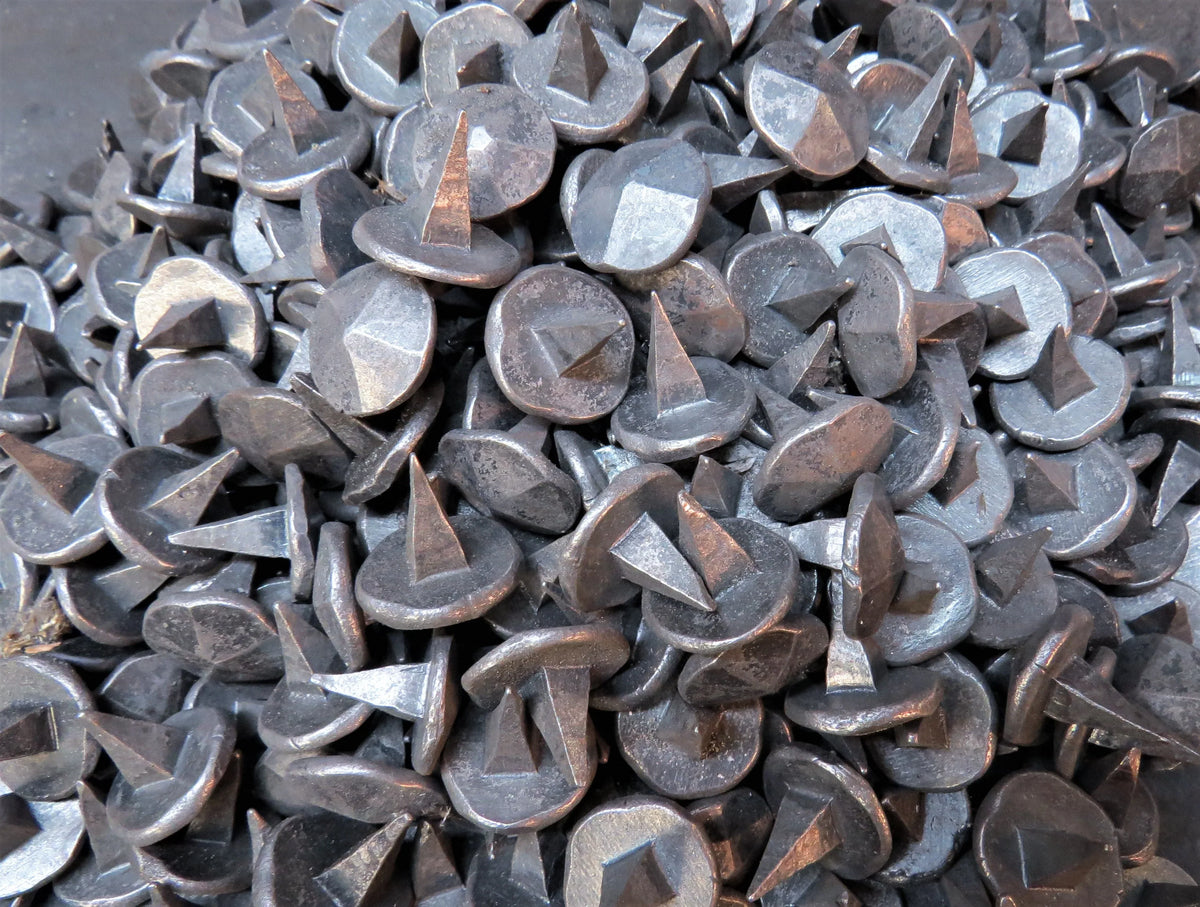1 1/4" Rough Lot of 200 Clavos / Decorative Nail Heads - Old West Iron