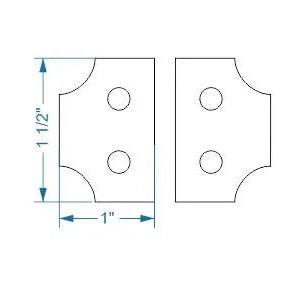 Transitional Iron Hinge - Old West Iron