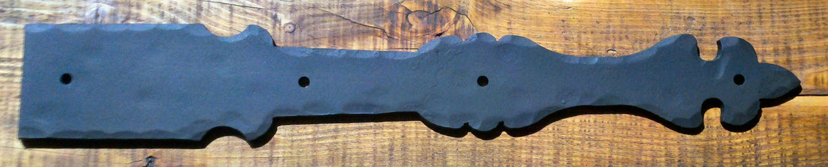 Barcelona Iron Garage Door Dummy Hinge Strap - Old West Iron