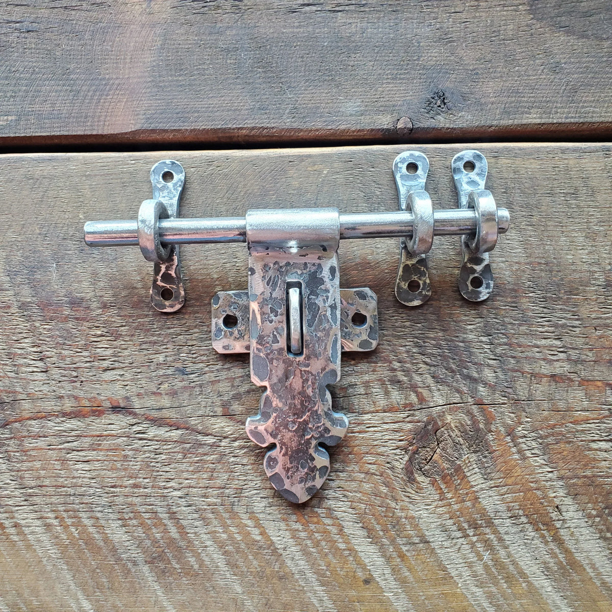 Spanish Cathedral Iron Slide Bolt - Old West Iron