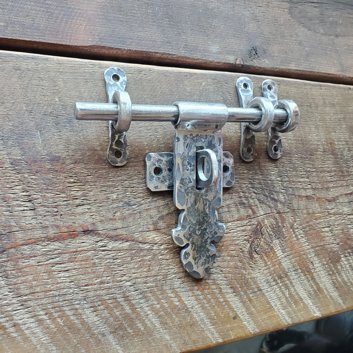 Spanish Cathedral Iron Slide Bolt - Old West Iron