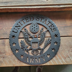 US ARMY Iron Sign - Old West Iron