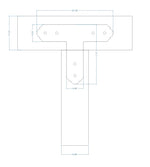 Classic Iron T Face Plate - Old West Iron