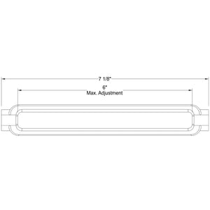 3/8" dia. Turnbuckle Body - Old West Iron