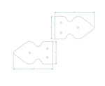 Rustic Iron Hinge - Old West Iron