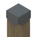 Transitional Iron Post Cap - Old West Iron