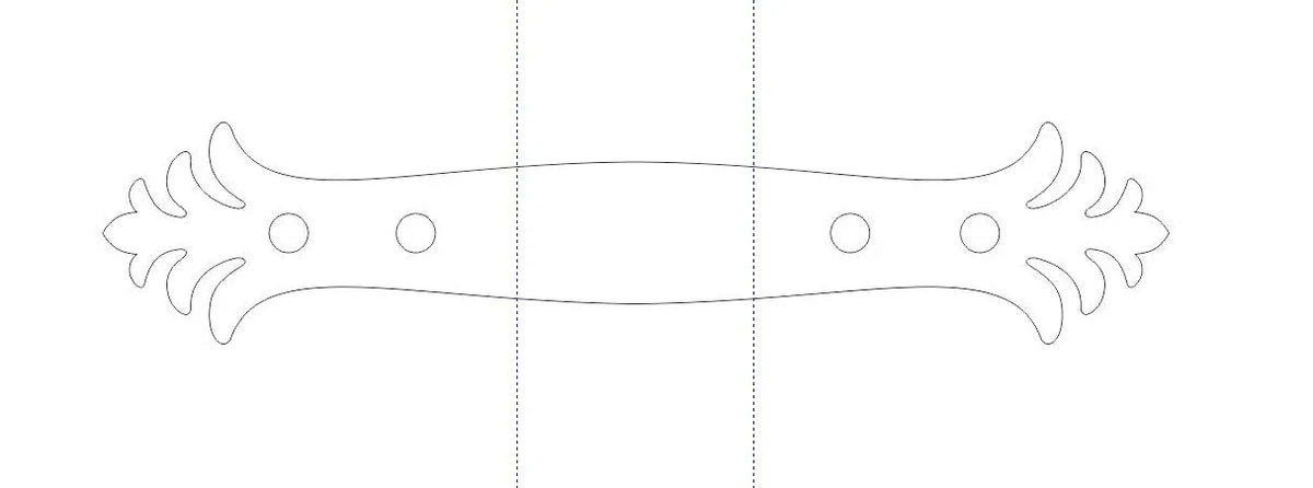 Greco-Persian Iron Beam Strap - Old West Iron