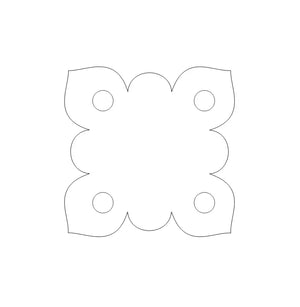 Cottage D Ring Anchor Plate - Old West Iron