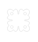Mediterranean D Ring Anchor Plate - Old West Iron