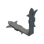 Babylonian Fleur De Lis Iron Angle Brace - Old West Iron