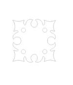 Romanesque D Ring Anchor Plate - Old West Iron