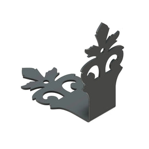Roman Acanthus Iron Angle Brace - Old West Iron