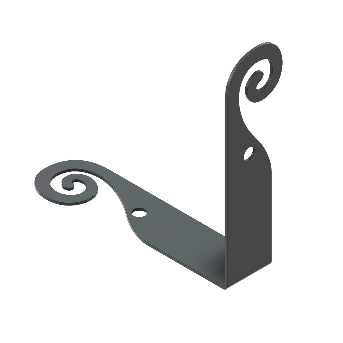 Greek Ionic Iron Angle Brace - Old West Iron