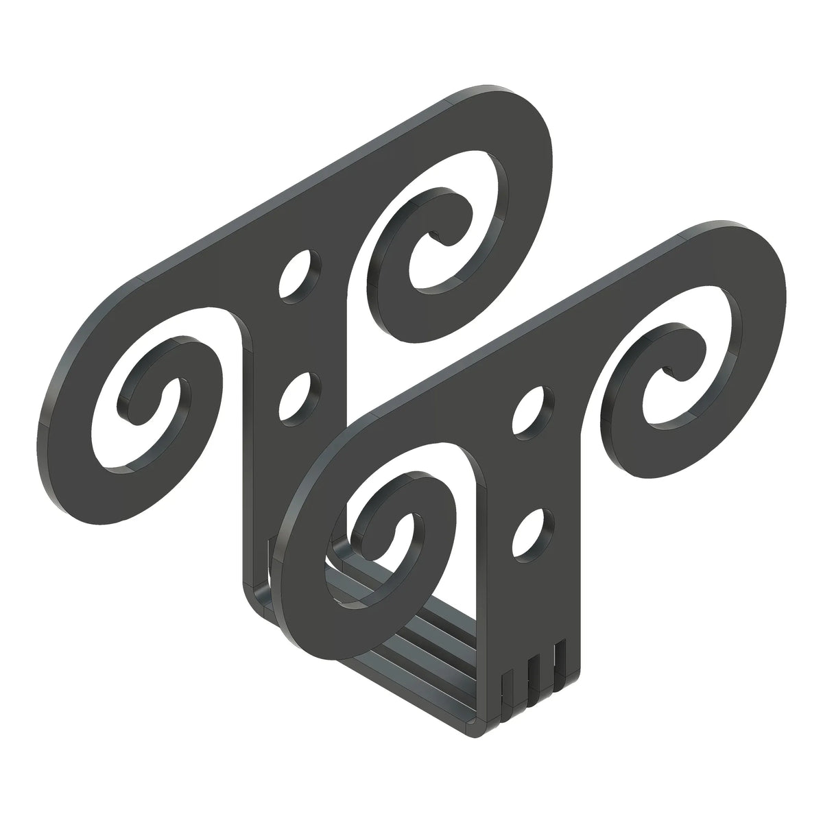 Greek Ionic Iron Beam Strap - Old West Iron