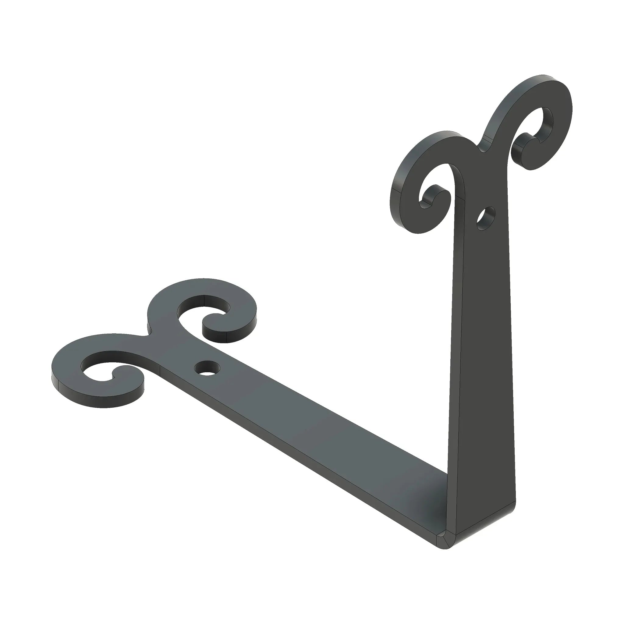 Middle Age Europe Iron Angle Brace - Old West Iron