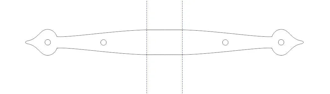 French Country Iron Beam Strap - Old West Iron