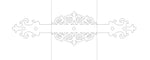 Gothic Cathedral Iron Beam Strap - Old West Iron