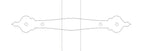 French Country Revival Iron Beam Strap - Old West Iron