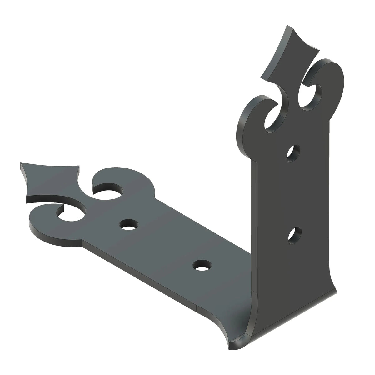 Baroque Iron Angle Brace - Old West Iron