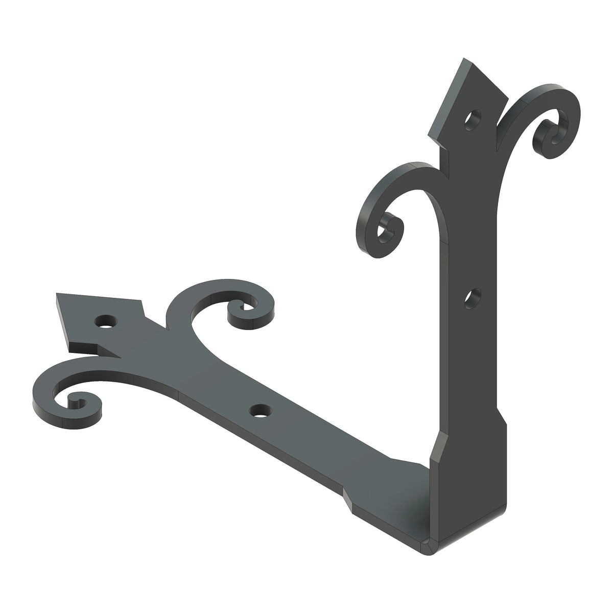 Chateauesque Iron Angle Brace - Old West Iron