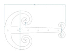 XL Middle Age Europe Wrought Iron Faux Hinge Strap - Old West Iron