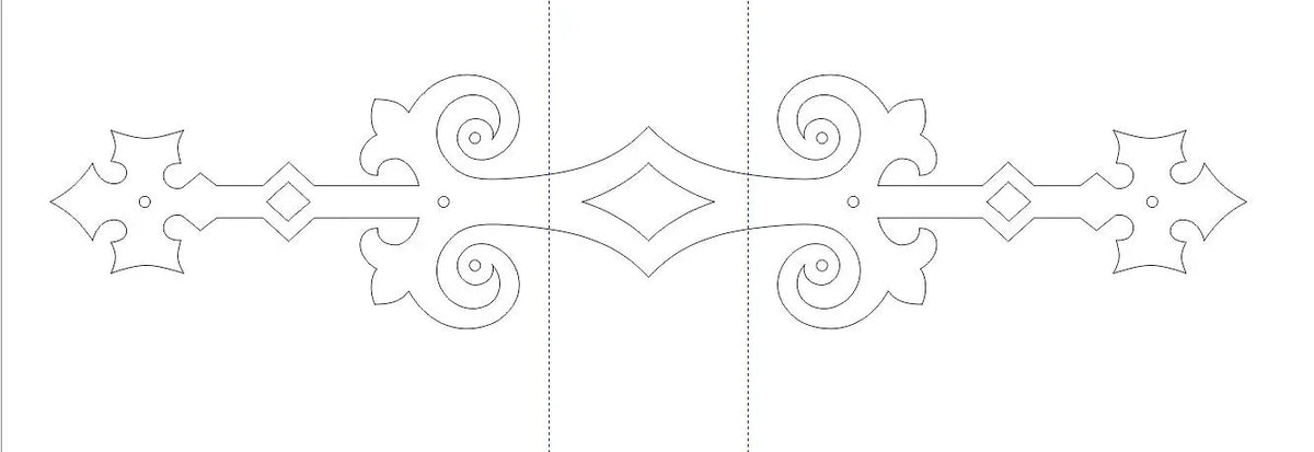 Medieval Reconquista Iron Beam Strap - Old West Iron