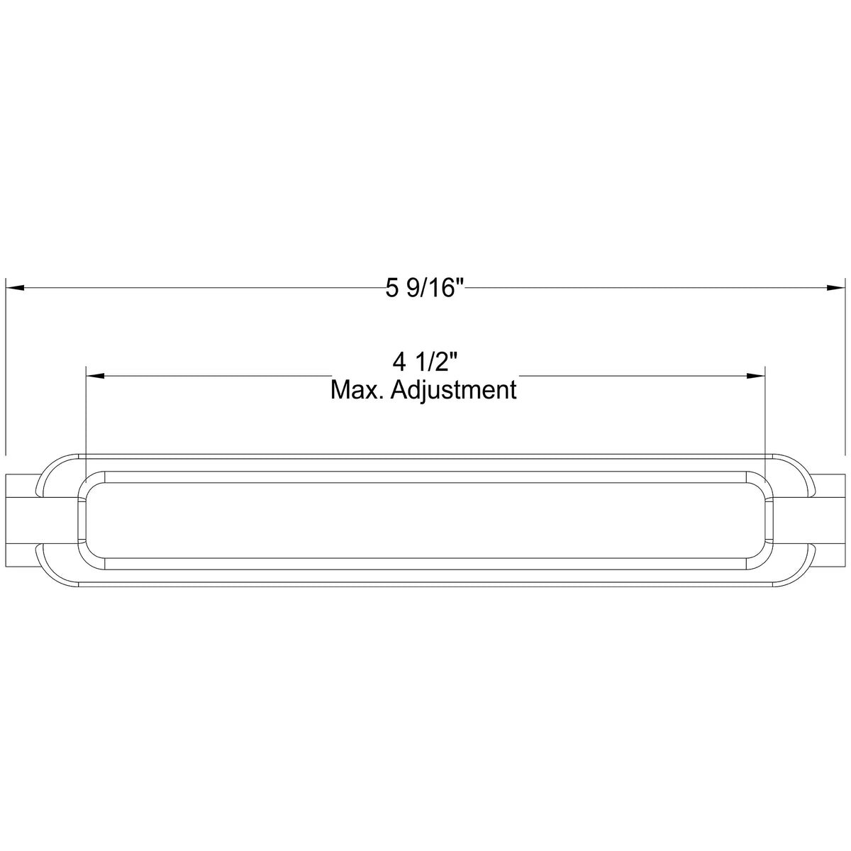 5/16" dia. Turnbuckles - Old West Iron