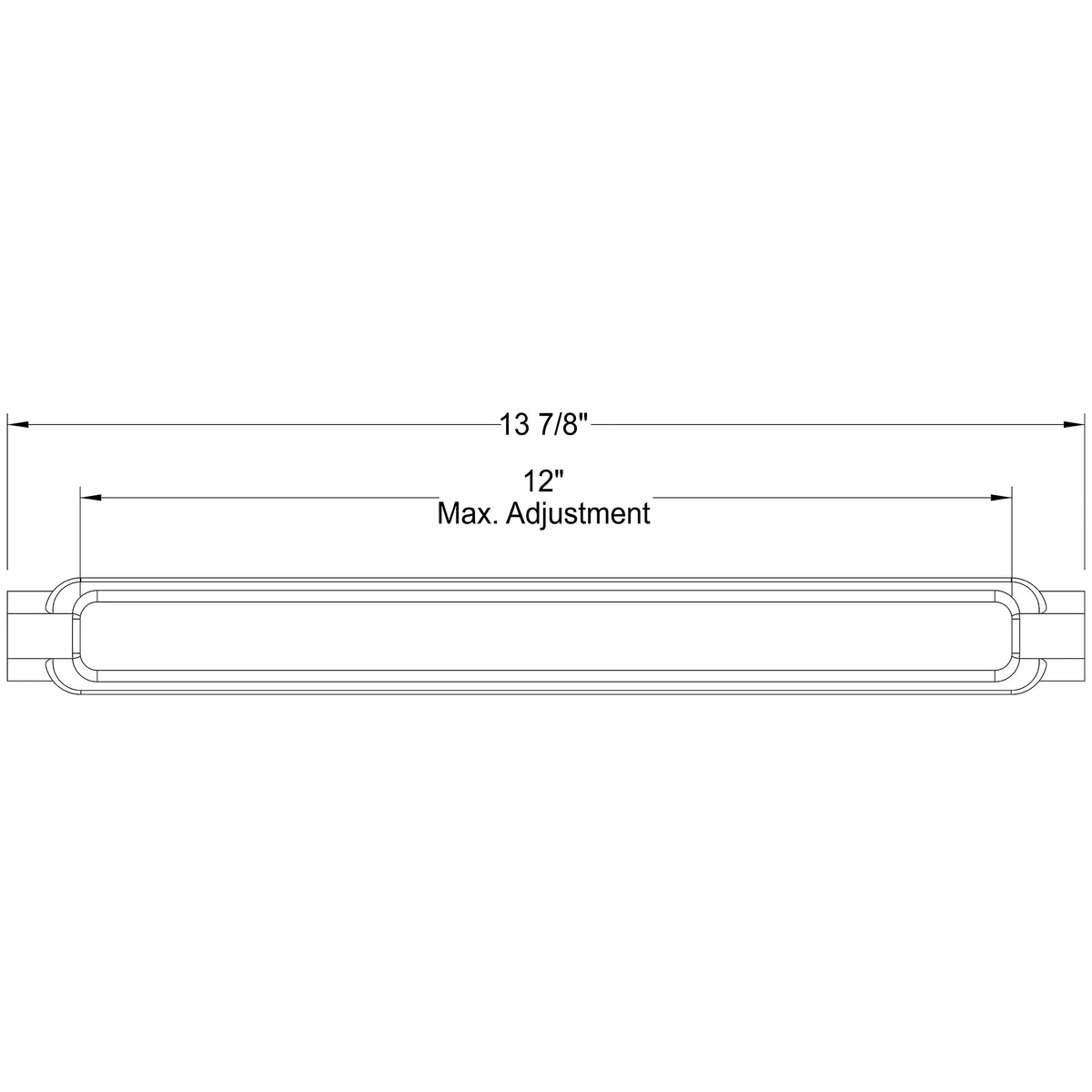 5/8" dia. Turnbuckle Body - Old West Iron