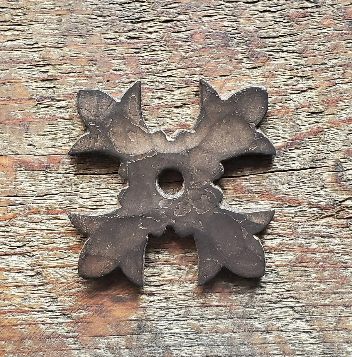 Babylonian Fleur De Lis Iron Washer - Old West Iron