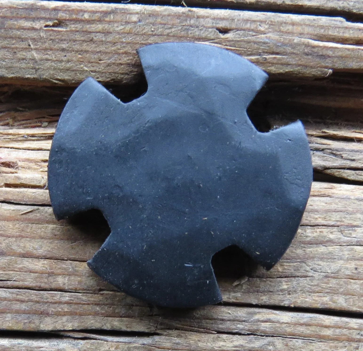 1 1/2" Notched Round Head Clavo / Decorative Nail Head - Old West Iron