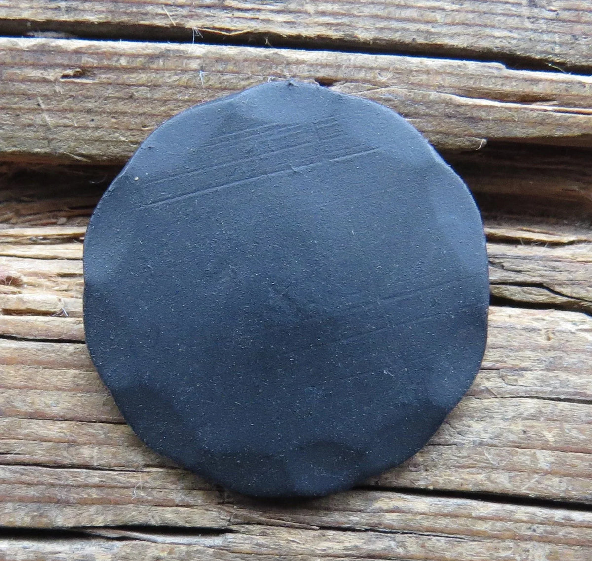 1" Round Hammered Edge Nail - Old West Iron